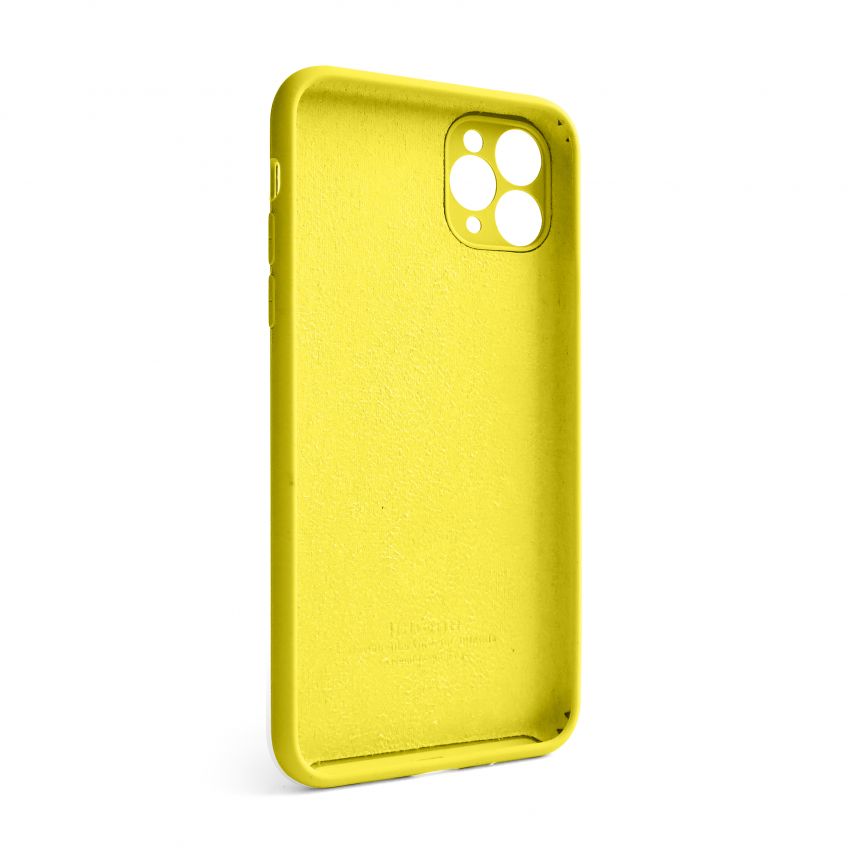 Чохол Full Silicone Case для Apple iPhone 11 Pro Max canary yellow (50) закрита камера