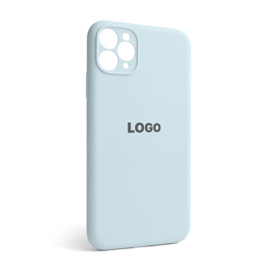 Чохол Full Silicone Case для Apple iPhone 11 Pro Max sky blue (58) закрита камера - купити за 221.50 грн у Києві, Україні