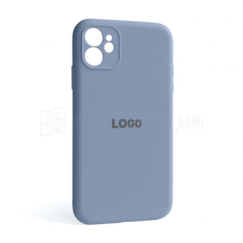 Чехол Full Silicone Case для Apple iPhone 11 lavender grey (28) закрытая камера