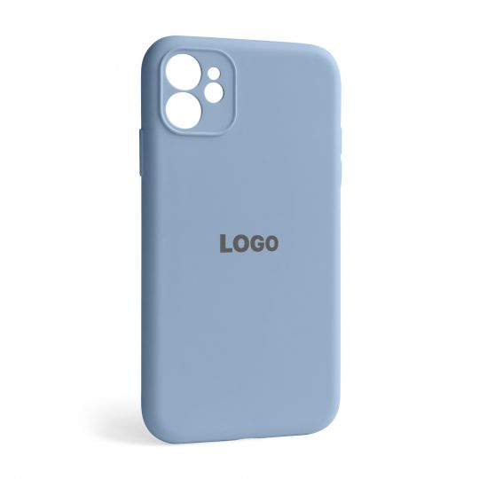 Чохол Full Silicone Case для Apple iPhone 11 light blue (05) закрита камера - купити за 221.50 грн у Києві, Україні