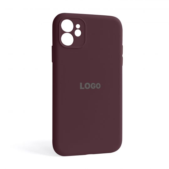 Чехол Full Silicone Case для Apple iPhone 11 maroon (42) закрытая камера - купить за 221.50 грн в Киеве, Украине