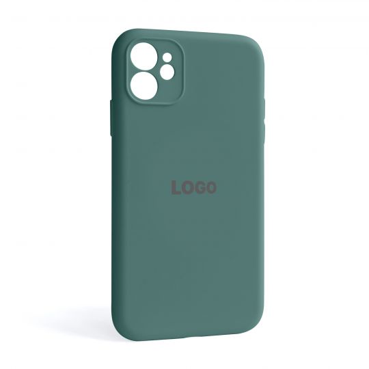 Чехол Full Silicone Case для Apple iPhone 11 pine green (55) закрытая камера - купить за 221.50 грн в Киеве, Украине