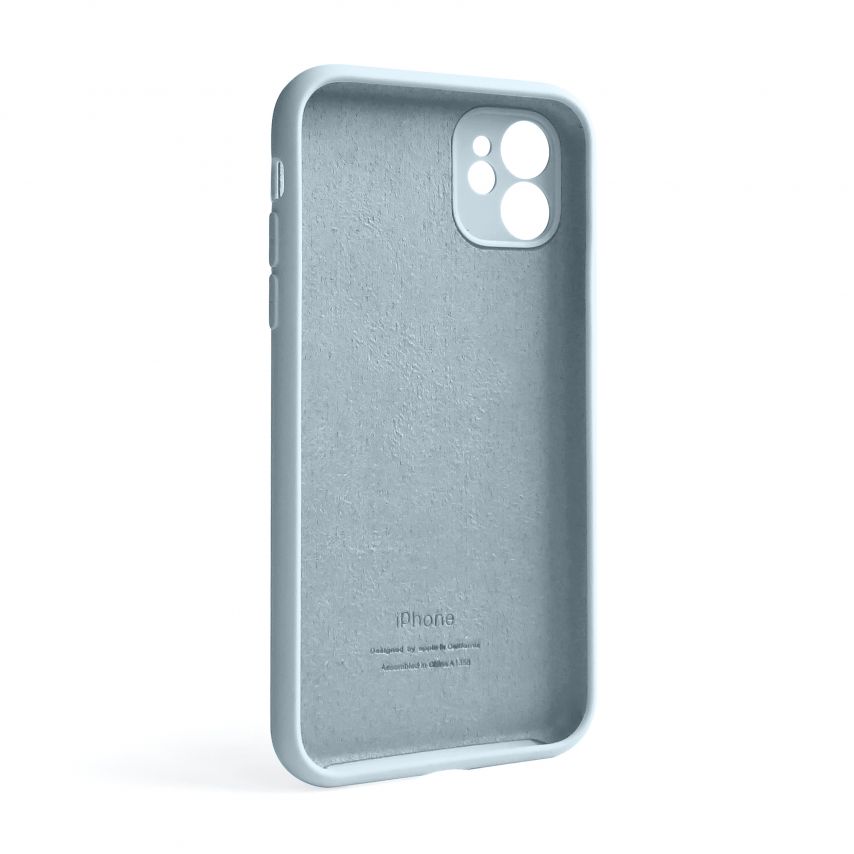 Чохол Full Silicone Case для Apple iPhone 11 sky blue (58) закрита камера