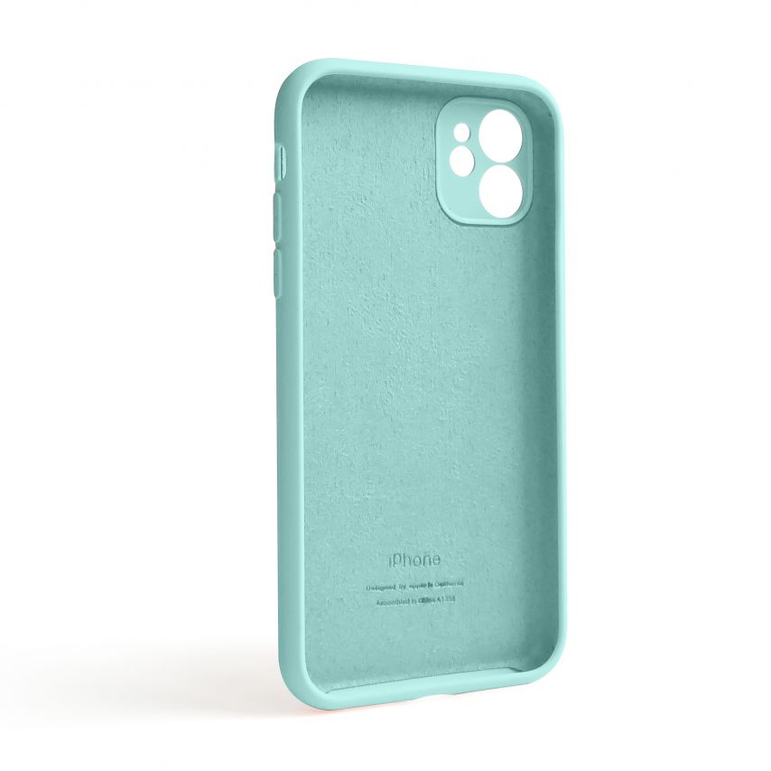 Чехол Full Silicone Case для Apple iPhone 11 sea blue (21) закрытая камера