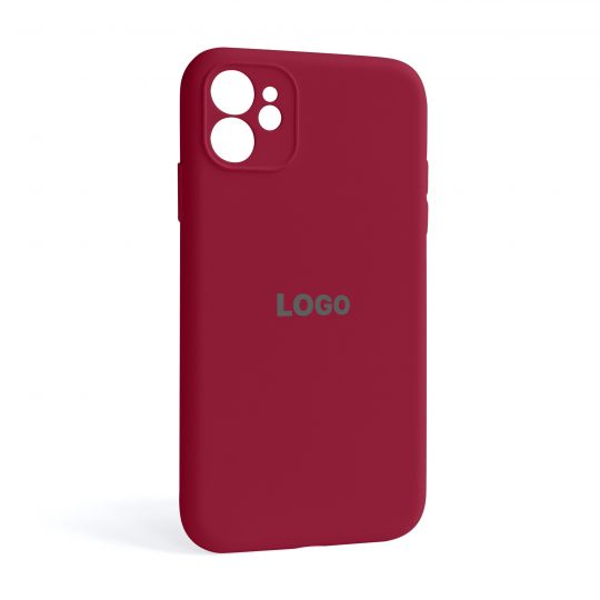 Чехол Full Silicone Case для Apple iPhone 11 pomegranate (59) закрытая камера - купить за 221.50 грн в Киеве, Украине