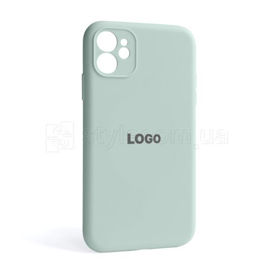 Чехол Full Silicone Case для Apple iPhone 11 turquoise (17) закрытая камера