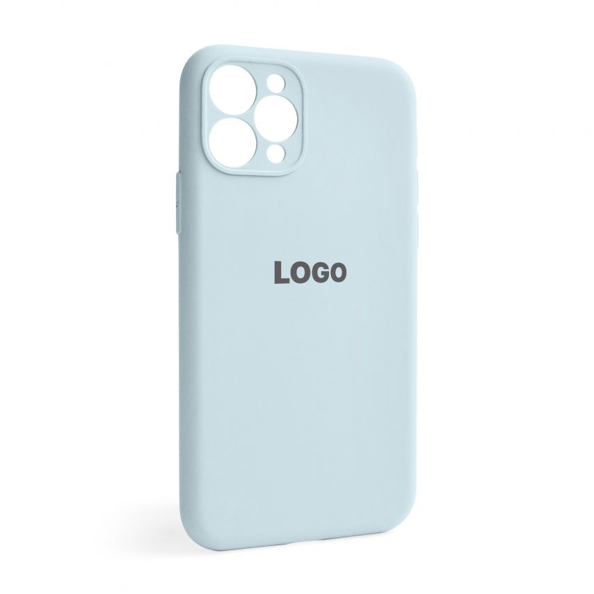 Чохол Full Silicone Case для Apple iPhone 11 Pro sky blue (58) закрита камера