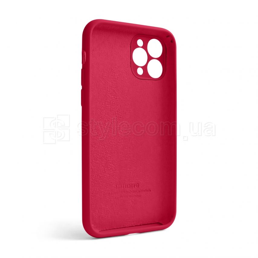 Чехол Full Silicone Case для Apple iPhone 11 Pro pomegranate (59) закрытая камера