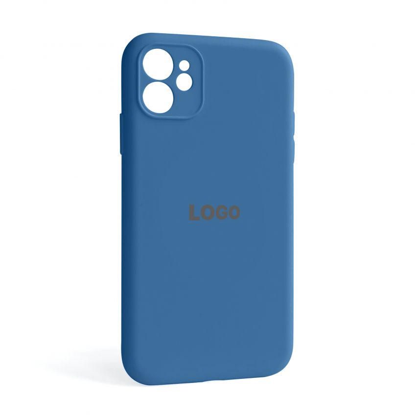 Чехол Full Silicone Case для Apple iPhone 11 blue horizon (65) закрытая камера