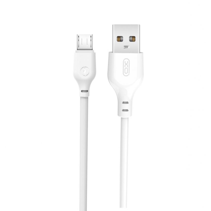 Кабель USB XO NB103 Micro Quick Charge 2.1A white