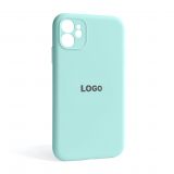 Чехол Full Silicone Case для Apple iPhone 11 new blue (67) закрытая камера