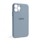 Чехол Full Silicone Case для Apple iPhone 11 Pro sierra blue (62) закрытая камера