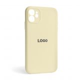 Чехол Full Silicone Case для Apple iPhone 11 antique white (10) закрытая камера