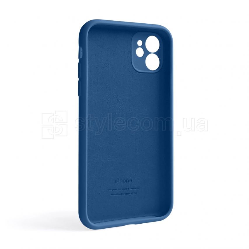 Чохол Full Silicone Case для Apple iPhone 11 blue cobalt (36) закрита камера