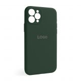 Чехол Full Silicone Case для Apple iPhone 11 Pro atrovirens green (54) закрытая камера