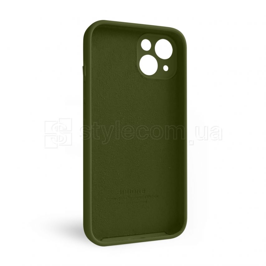 Чехол Full Silicone Case для Apple iPhone 13 forest green (63) закрытая камера
