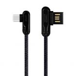 Кабель USB XO NB28 Type-C Quick Charge 2.4A black - купити за 44.00 грн у Києві, Україні