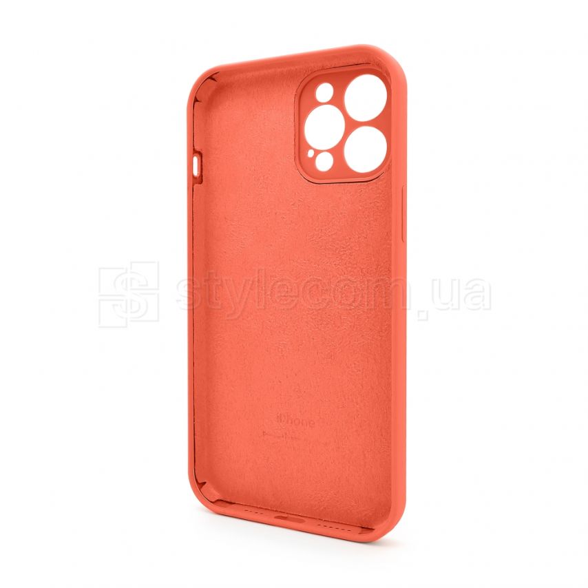 Чехол Full Silicone Case для Apple iPhone 12 Pro Max apricot (02) закрытая камера