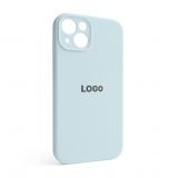 Чохол Full Silicone Case для Apple iPhone 13 sky blue (58) закрита камера