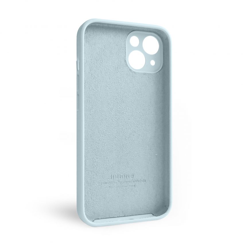 Чохол Full Silicone Case для Apple iPhone 13 sky blue (58) закрита камера