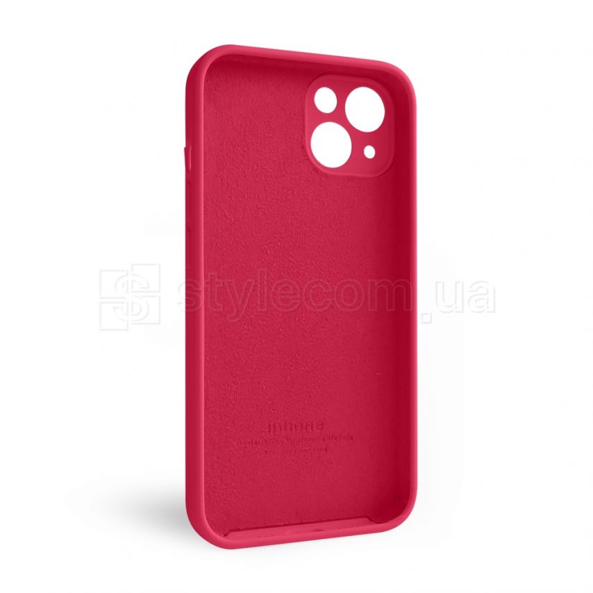 Чехол Full Silicone Case для Apple iPhone 13 pomegranate (59) закрытая камера