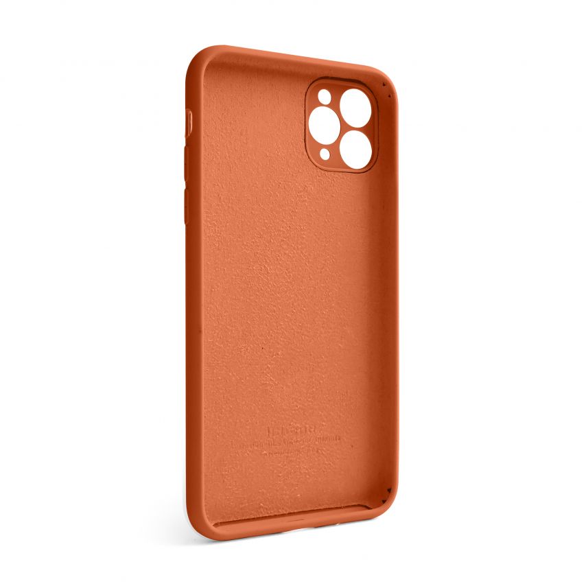 Чохол Full Silicone Case для Apple iPhone 11 Pro Max new peach (66) закрита камера