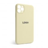 Чехол Full Silicone Case для Apple iPhone 11 Pro Max antique white (10) закрытая камера
