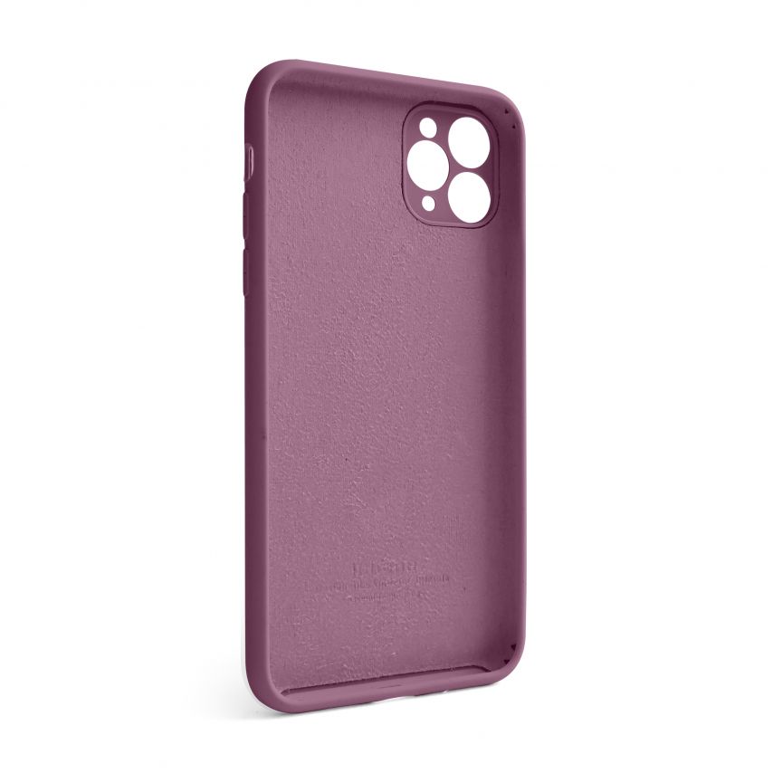 Чехол Full Silicone Case для Apple iPhone 11 Pro Max blueberry (56) закрытая камера