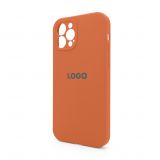 Чохол Full Silicone Case для Apple iPhone 12 Pro new peach (66) закрита камера