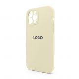 Чохол Full Silicone Case для Apple iPhone 12 Pro antique white (10) закрита камера