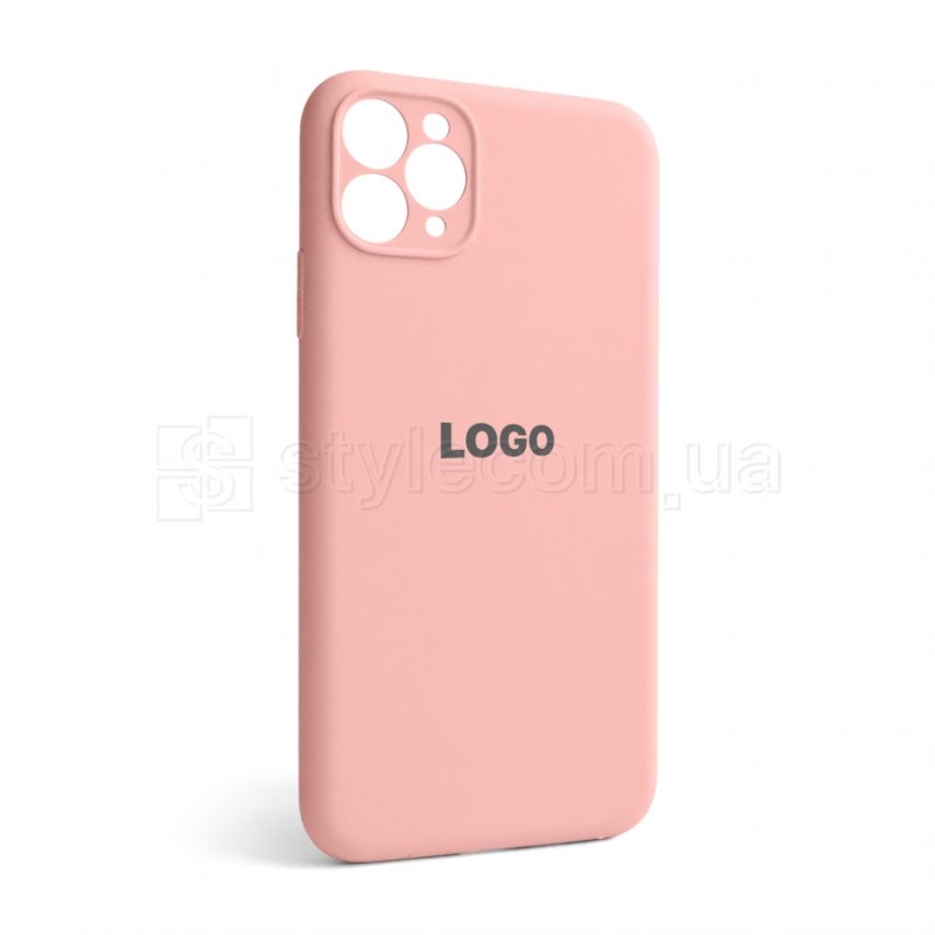 Чехол Full Silicone Case для Apple iPhone 11 Pro Max light pink (12) закрытая камера