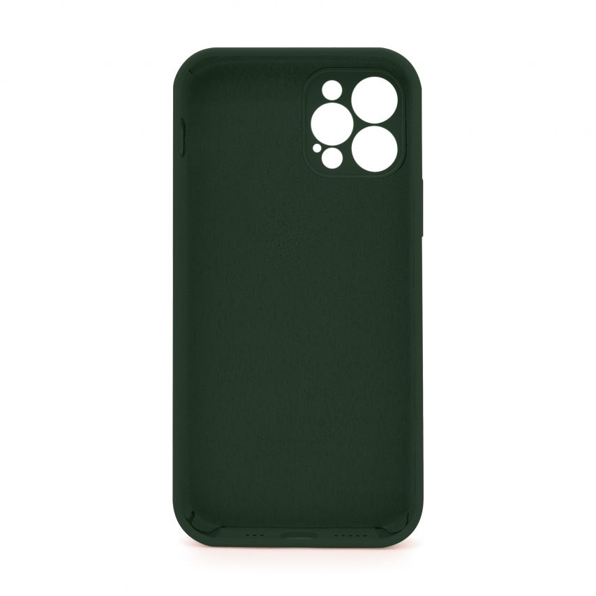 Чохол Full Silicone Case для Apple iPhone 12 Pro atrovirens green (54) закрита камера