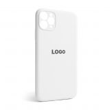 Чехол Full Silicone Case для Apple iPhone 11 Pro Max white (09) закрытая камера