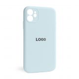 Чохол Full Silicone Case для Apple iPhone 12 sky blue (58) закрита камера