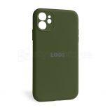 Чохол Full Silicone Case для Apple iPhone 12 forest green (63) закрита камера - купити за 239.40 грн у Києві, Україні