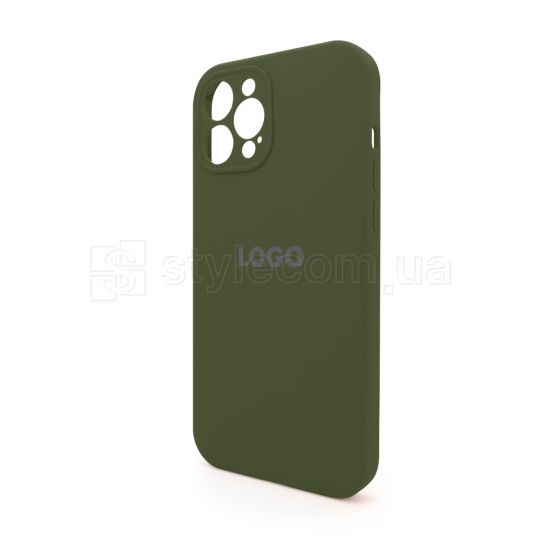Чохол Full Silicone Case для Apple iPhone 12 Pro Max forest green (63) закрита камера