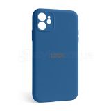 Чехол Full Silicone Case для Apple iPhone 12 blue horizon (65) закрытая камера