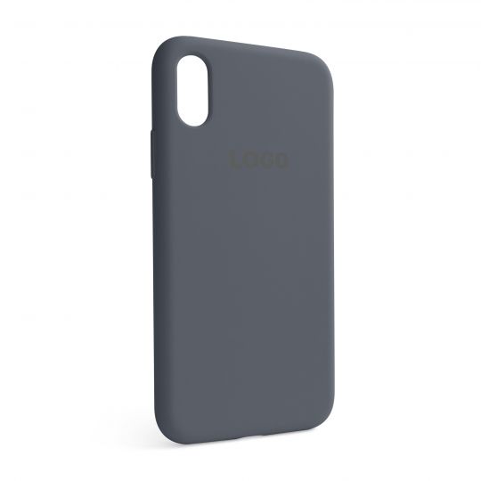 Чохол Full Silicone Case для Apple iPhone X, Xs dark grey (15)