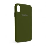 Чехол Full Silicone Case для Apple iPhone X, Xs forest green (63) - купить за 205.50 грн в Киеве, Украине