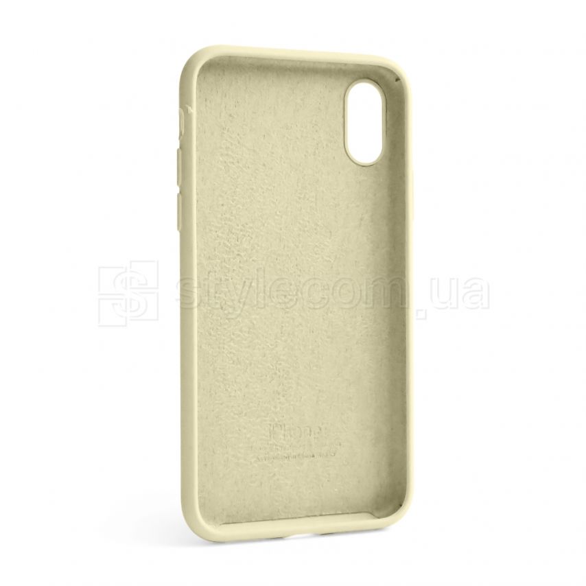 Чехол Full Silicone Case для Apple iPhone X, Xs antique white (10)