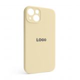 Чехол Full Silicone Case для Apple iPhone 13 antique white (10) закрытая камера