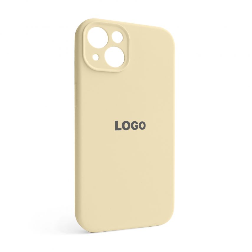 Чехол Full Silicone Case для Apple iPhone 13 antique white (10) закрытая камера
