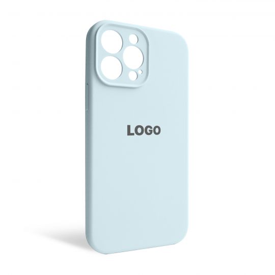 Чохол Full Silicone Case для Apple iPhone 13 Pro Max sky blue (58) закрита камера - купити за 221.50 грн у Києві, Україні