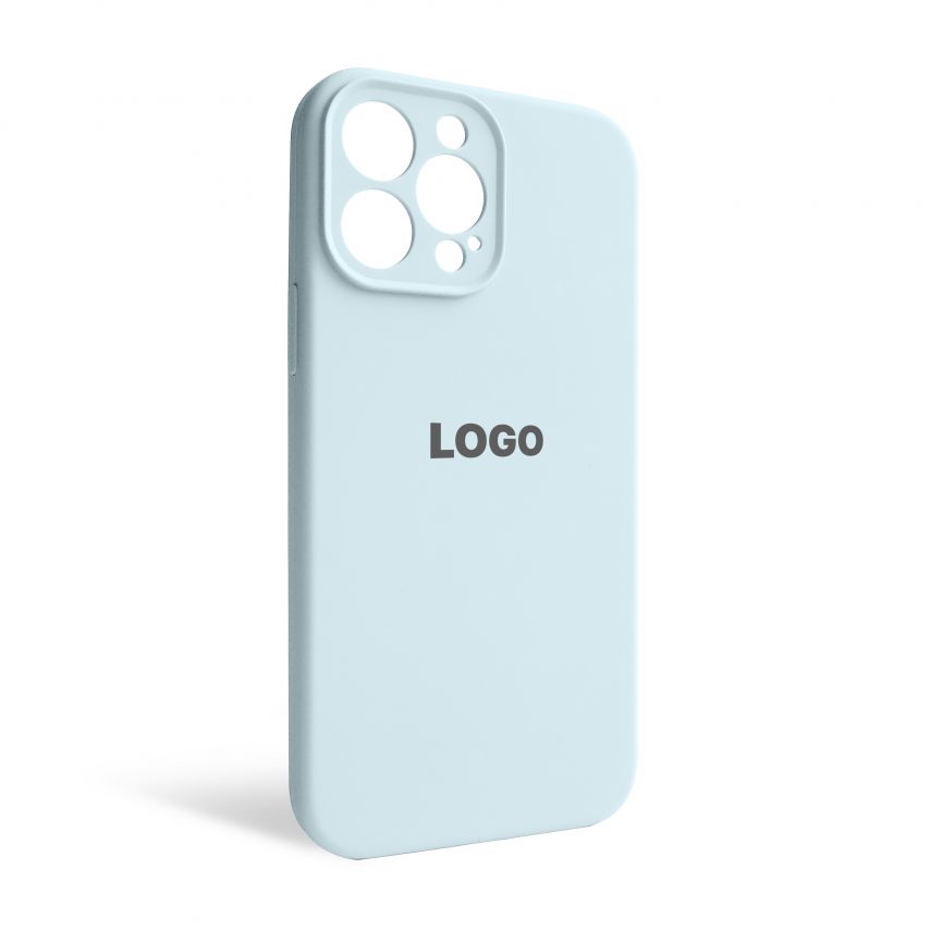 Чохол Full Silicone Case для Apple iPhone 13 Pro Max sky blue (58) закрита камера