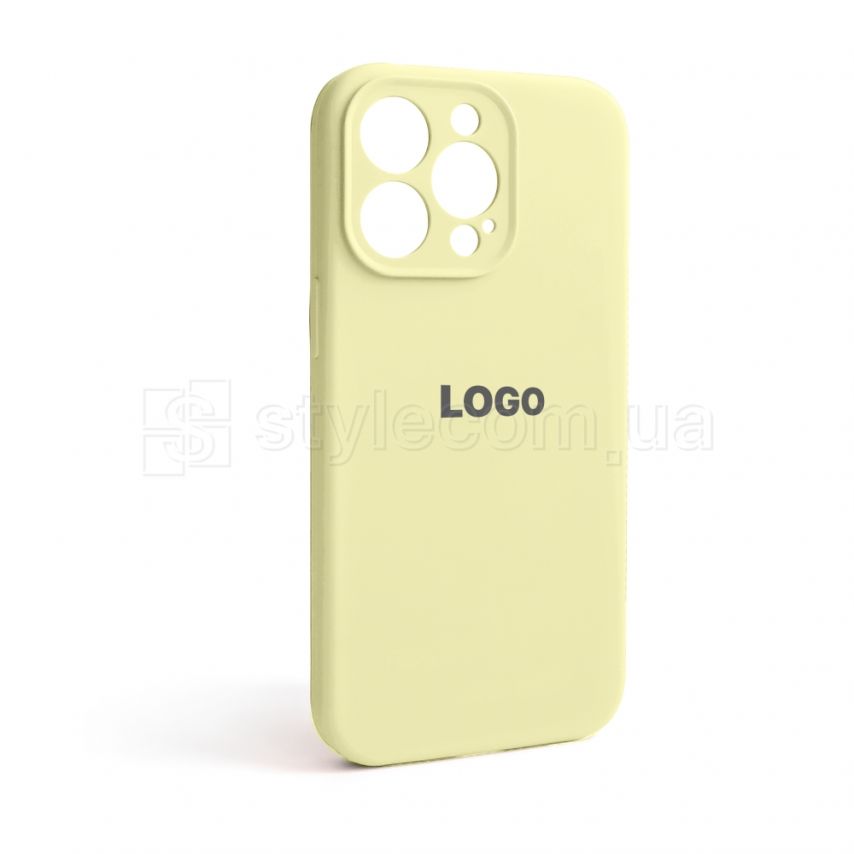 Чехол Full Silicone Case для Apple iPhone 13 Pro mellow yellow (51) закрытая камера