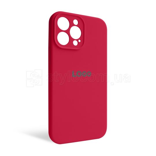 Чехол Full Silicone Case для Apple iPhone 13 Pro Max pomegranate (59) закрытая камера