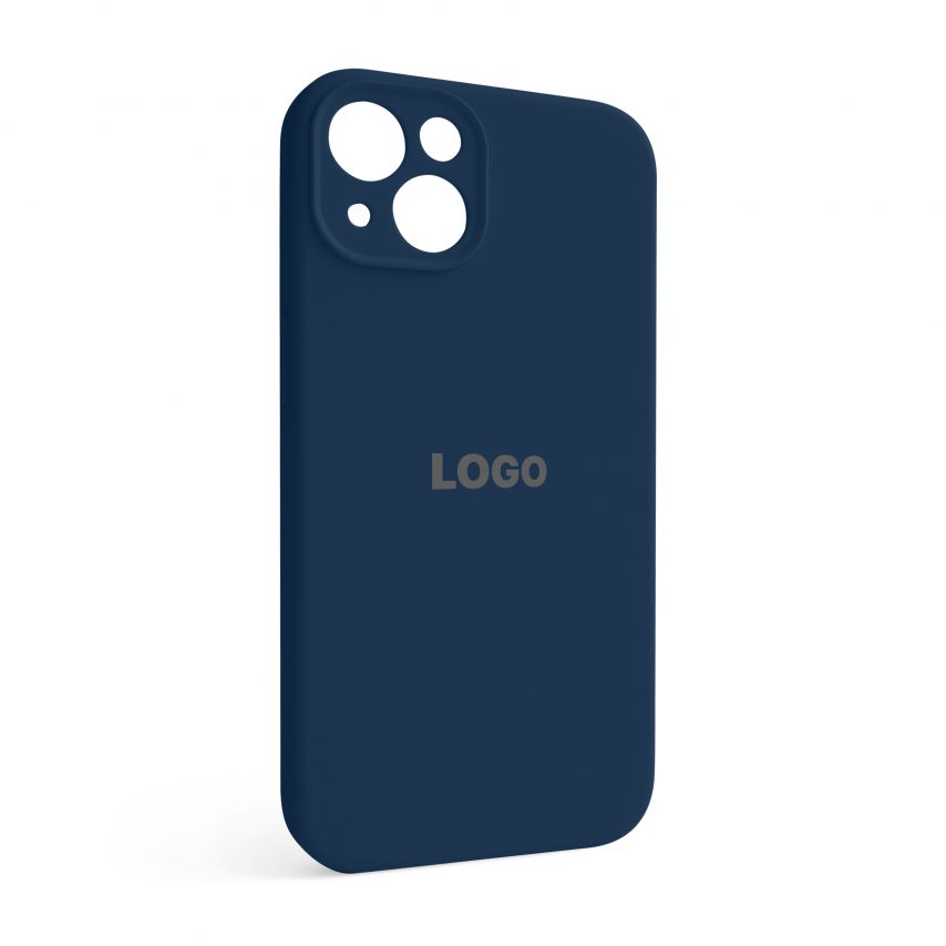 Чохол Full Silicone Case для Apple iPhone 13 blue cobalt (36) закрита камера
