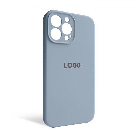Чохол Full Silicone Case для Apple iPhone 13 Pro Max sierra blue (62) закрита камера - купити за 221.50 грн у Києві, Україні