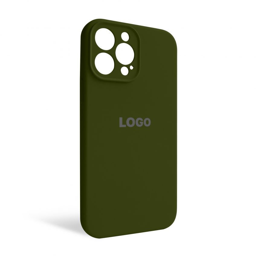 Чохол Full Silicone Case для Apple iPhone 13 Pro Max forest green (63) закрита камера
