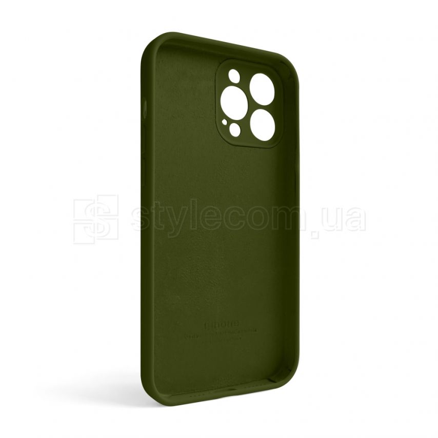 Чехол Full Silicone Case для Apple iPhone 13 Pro Max forest green (63) закрытая камера